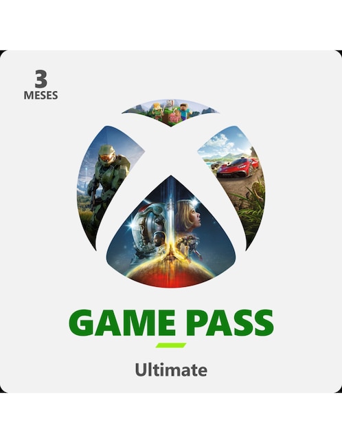Membresía Xbox Game Pass Ultimate 3 meses