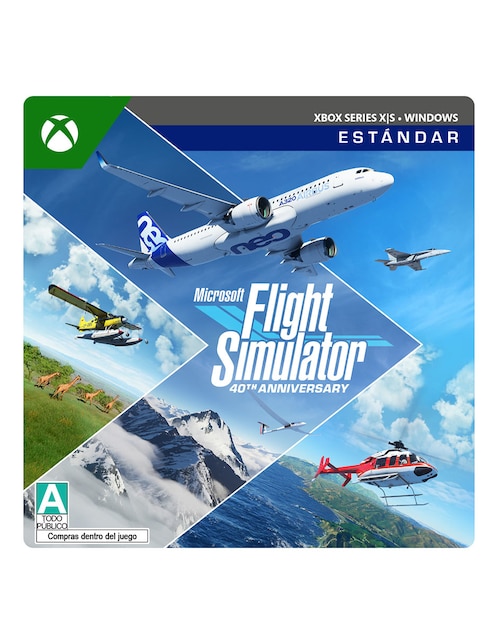 Microsoft Flight Simulator 40th Anniversary juego eléctronico consola para Xbox Series X|S y Windows