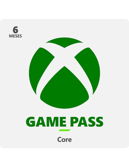 Membresía Game Pass Core 6 Meses