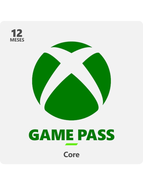 Membresía Game Pass Core 12 Meses