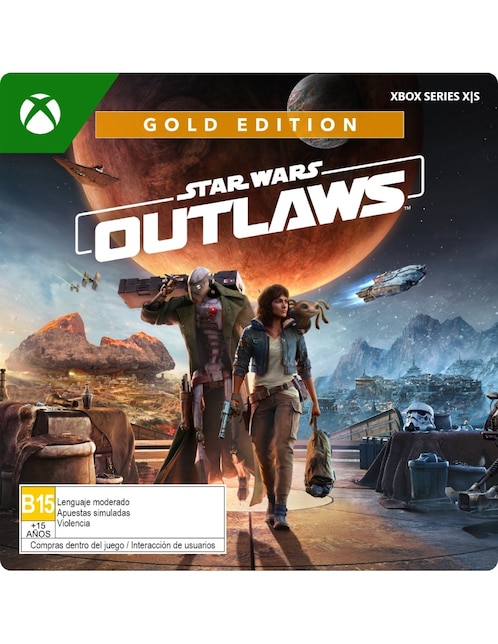 Star Wars Outlaws Gold Juego digital consola Xbox Series S/X