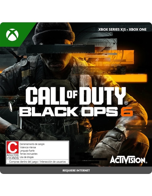 Call of Duty Black Ops 6 Cross Gen juego digital consola Xbox One, Xbox Series X/S