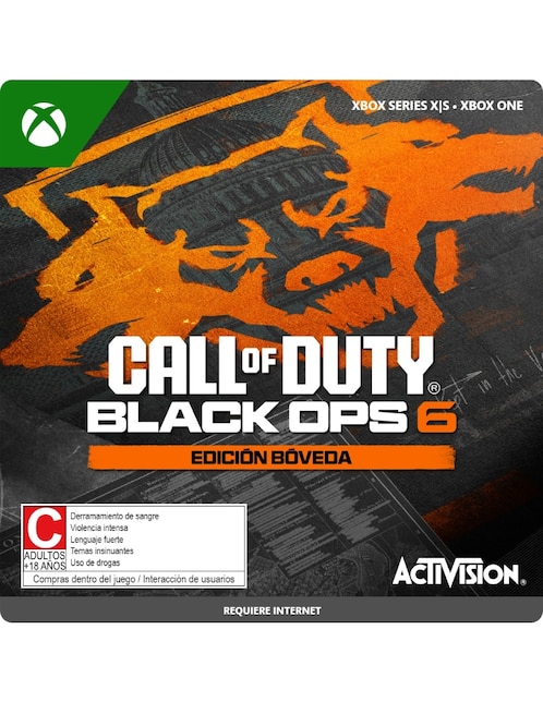 Call of Duty Black Ops 6 Edición Bóveda estándar juego digital consola Xbox One, Xbox Series X/S