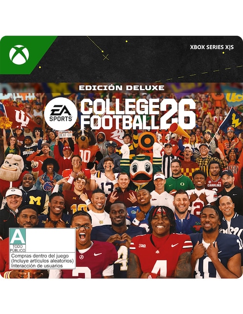 XBOX College Football 26 Xbox deluxe para Xbox Series S/X