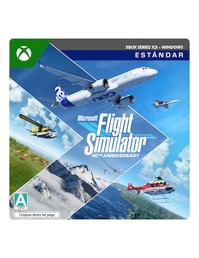 Microsoft Flight Simulator 40th Anniversary Juego Eléctronico Consola Para Xbox Series X|S Y Windows