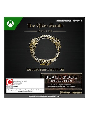 The Elder Scrolls Online Collection: Blackwood Collector's Edition Juego Electrónico Consola Para Xbox Series X/S Y Xbox One