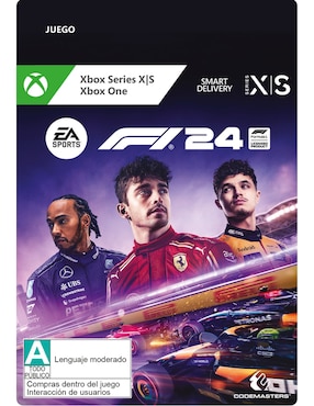 F1 24 Estándar Juego Digital Consola Xbox One, Xbox Series X/S