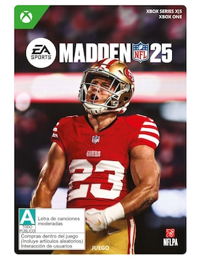 Madden NFL 25 Estándar Juego Digital Consola Xbox Series X|S Y Xbox One