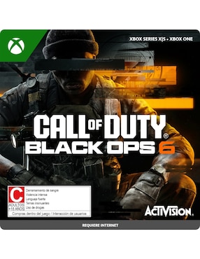 Call Of Duty Black Ops 6 Cross Gen Juego Digital Consola Xbox Series S/X Y Xbox One