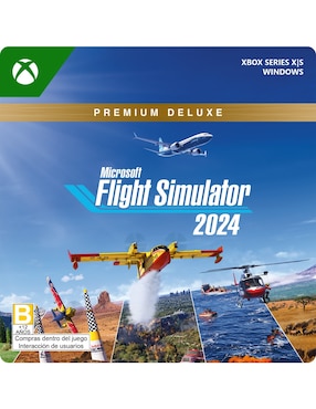 Microsoft Flight Simulator 2024 Premium Deluxe Edition Premium Contenido Descargable Xbox Series X/S Y Windows