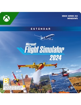 Microsoft Flight Simulator 2024 Standard Edition Estándar Contenido Descargable Xbox Series S/X Y Windows