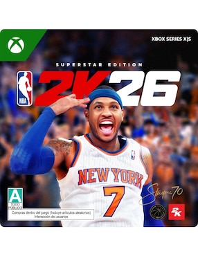 Imagen de producto NBA 2K26: Superstar Edition para Xbox Series S/X