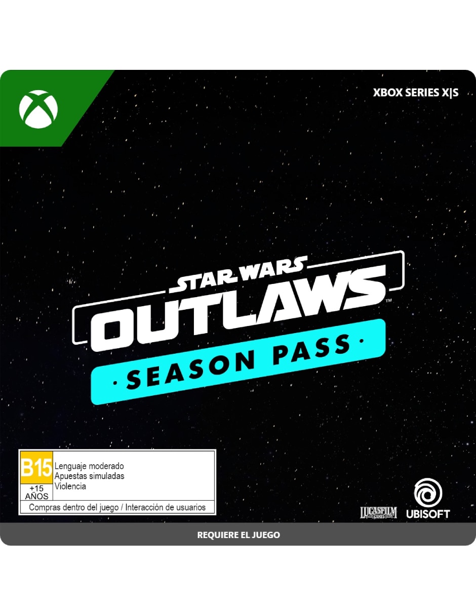 Star Wars Outlaws digital Pase de temporada Series S/X Star Wars Outlaws digital Pase de temporada Series S/X