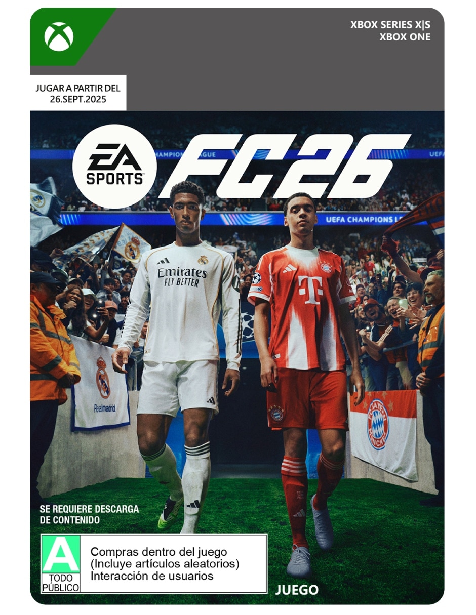 EA Sports FC 26 para series X/S y Xbox One